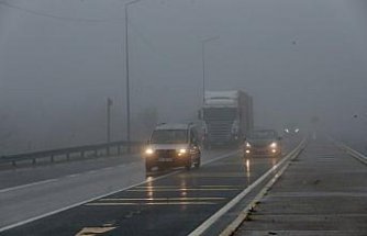 Bolu Dağı'nda sis ulaşımı olumsuz etkiledi