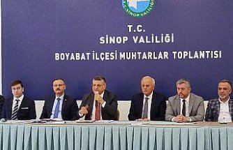 Boyabat'ta Muhtarlar Toplantısı gerçekleştirildi