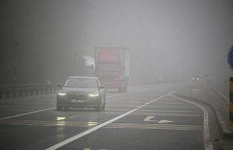 D-100 kara yolunun Bolu Dağı geçişinde sis etkili oldu