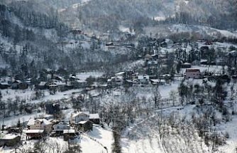 Düzce'nin yüksek kesimleri beyaz örtüyle kaplandı