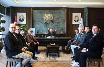 EPDAD heyetinden TOGÜ Rektörü Yılmaz'a ziyaret