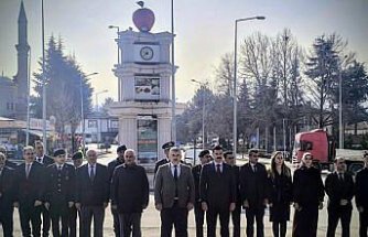 Hamamözü'nde 18 Mart Şehitleri Anma Günü ve Çanakkale Deniz Zaferi dolayısıyla tören yapıldı