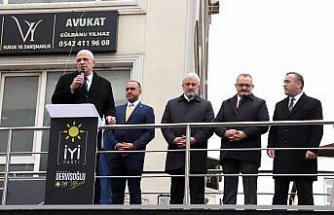 İYİ Parti Genel Başkanı Dervişoğlu, Ordu'da partisinin ilçe başkanlığı açılışını yaptı
