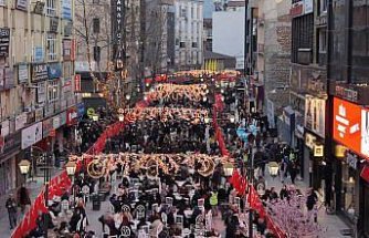 Karabük Belediyesince iftar sofraları kuruldu