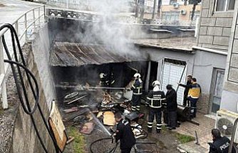 Karabük'te depoda çıkan yangın söndürüldü