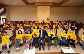 Öğrencilerden Taşköprü Belediye Başkanına ziyaret