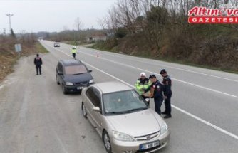 Salıpazarı'nda trafik uygulaması yapıldı