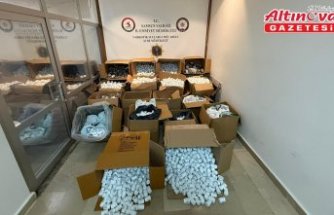 Samsun'da 421 bin 120 uyuşturucu hap ele geçirildi