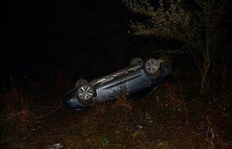 Samsun'da şarampole devrilen otomobildeki 7 kişi yaralandı