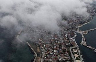 Sinop sis bulutları arasında görüntülendi