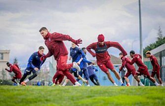 Trabzonspor, Kayserispor maçının hazırlıklarını tamamladı