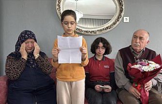 Zonguldak'ta öğrenciler şehit ailelerine mektup yazdı