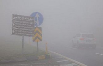 Zonguldak'ta yoğun sis etkili oluyor
