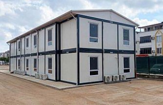 Karmod Antalya'da rezidans projesine konteyner ofis kurdu