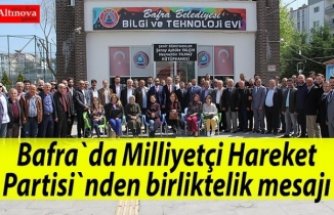 BAFRA MHP İLÇE BAŞKANI BARBAROS TURNA