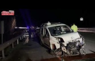 Çorum'daki zincirleme trafik kazasında 4 kişi yaralandı