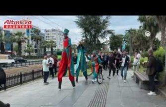 Samsun'da Türkiye Kültür Yolu Festivali açılış töreniyle başladı