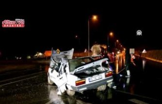 Samsun’da tır ile otomobilin çarpışması sonucu 4 kişi yaralandı