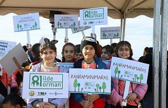 Kahramanmaraş'ta “81 İlde 81 Orman“ projesi kapsamında 30 bin fidan toprakla buluştu