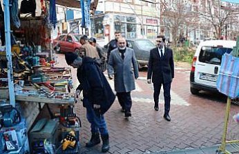 Küre ilçesinde Kaymakam Çakır ve Belediye Başkanı Turan esnafı ziyaret etti