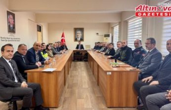 Salıpazarı’nda İlçe Koordinasyon Kurulu Toplantısı yapıldı