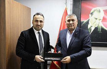 Vezirköprü Belediye Başkanı Gül'den Ziraat Odası Başkanı Kaya'ya ziyaret