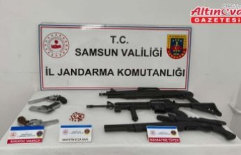Samsun'da jandarma uyuşturucu ve kaçakçılık operasyonları düzenledi