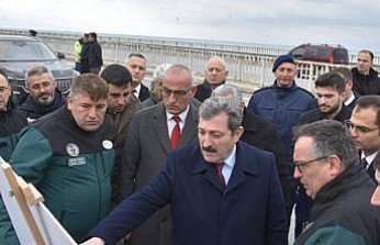 Samsun Valisi Tavlı, Yakakent OSB'de Güzelceçay Çayı ıslah çalışmalarını inceledi