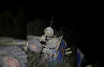 Samsun'da tarım aracının devrilmesi sonucu bir kişi öldü