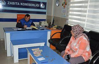 Havza'da dilencilik yapan kişinin üzerinde 1740 lira bulundu