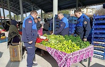 Havza'da pazar denetimi yapıldı