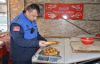 Havza'da ramazan pidesine gramaj denetimi