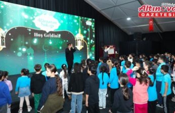 Samsun'da Ramazan Sokağı'ndaki bilim atölyelerine çocuklar yoğun ilgi gösteriyor