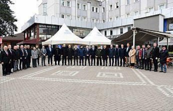 Terme’de bayramlaşma töreni düzenlendi