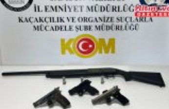 Alaçam'da ruhsatsız silah operasyonunda 1 kişi yakalandı