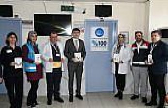 Alaçam'da Sigara Bırakma Günü kapsamında poliklinik ziyareti