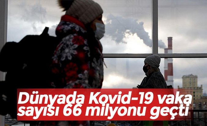 Dünyada Kovid-19 vaka sayısı 66 milyonu geçti