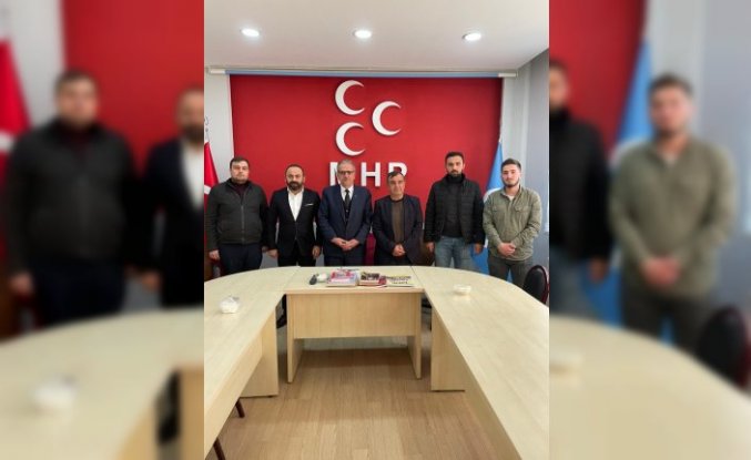 AK Parti Kavak İlçe Başkanı Onur Bakır'dan MHP'ye ziyaret