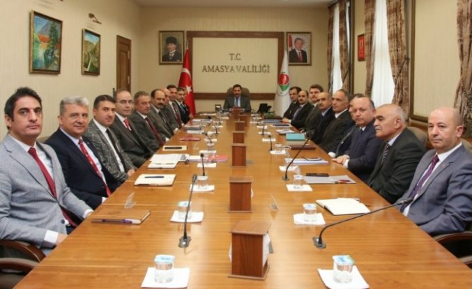 Amasya'da Kamu Hizmetleri Değerlendirme Toplantısı yapıldı