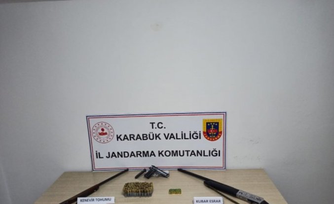 Karabük'te uyuşturucu operasyonunda 2 kişi gözaltına alındı