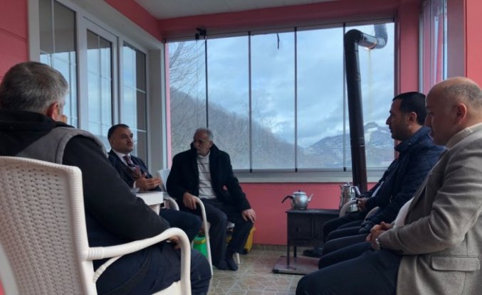 Salıpazarı Belediye Başkanı Akgül'den depremzedelere ziyaret