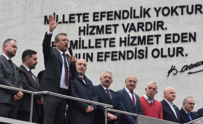 CHP Genel Başkanı Özel, Artvin mitinginde konuştu:
