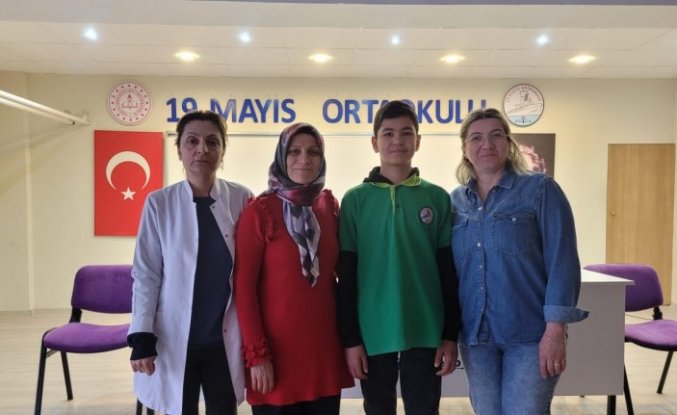 Tekkeköy 19 Mayıs Ortaokulu, “Sıfır Atık Yarışması“nda il birincisi oldu