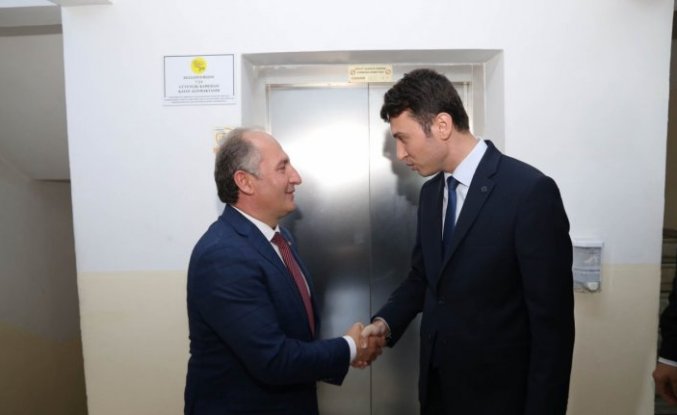 Arhavi Kaymakamı Çimşir, Belediye Başkanı Turgay Ataselim'i ziyaret etti