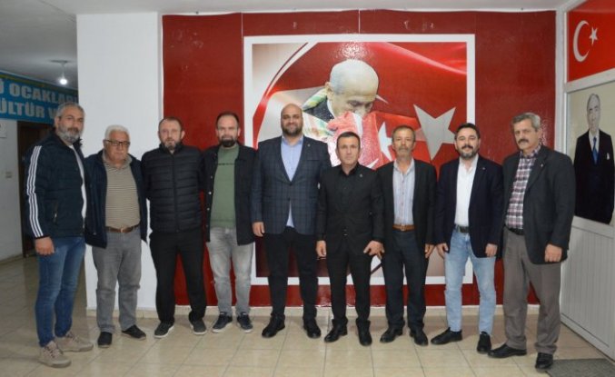 Türk Eğitim-Sen Samsun Şubesinden MHP Havza ilçe teşkilatına ziyaret