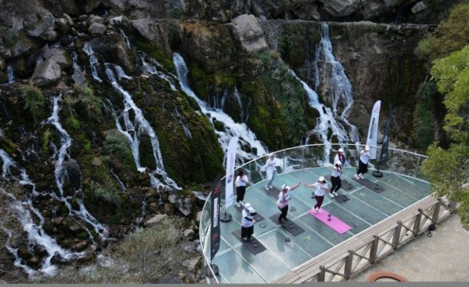 Tomara Şelalesi'nde “Avrupa Spor Haftası“ etkinliği yapıldı