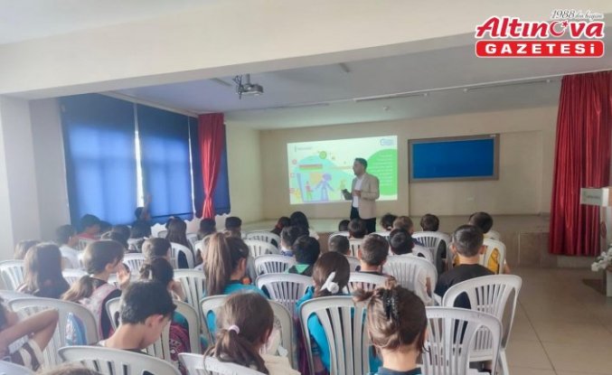 Hamamözü'nde ilkokul öğrencilerine “Teknoloji Bağımlılığı“ konulu eğitim verildi