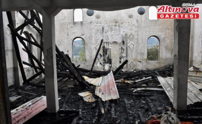 Ordu'da camide yangın çıktı