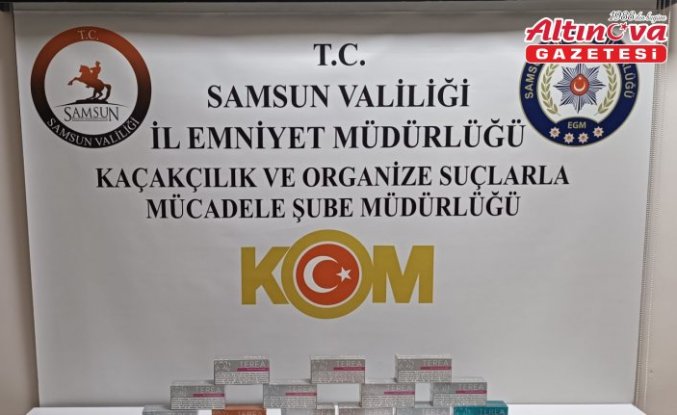 Samsun'da kaçakçılıkla mücadele kapsamında 4 zanlı yakalandı