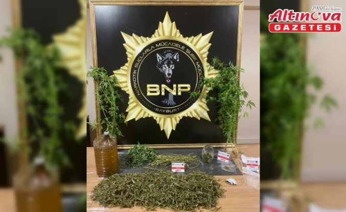 Bayburt'ta uyuşturucu madde ele geçirildi